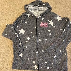 VS PINK NYC zip up hoodie